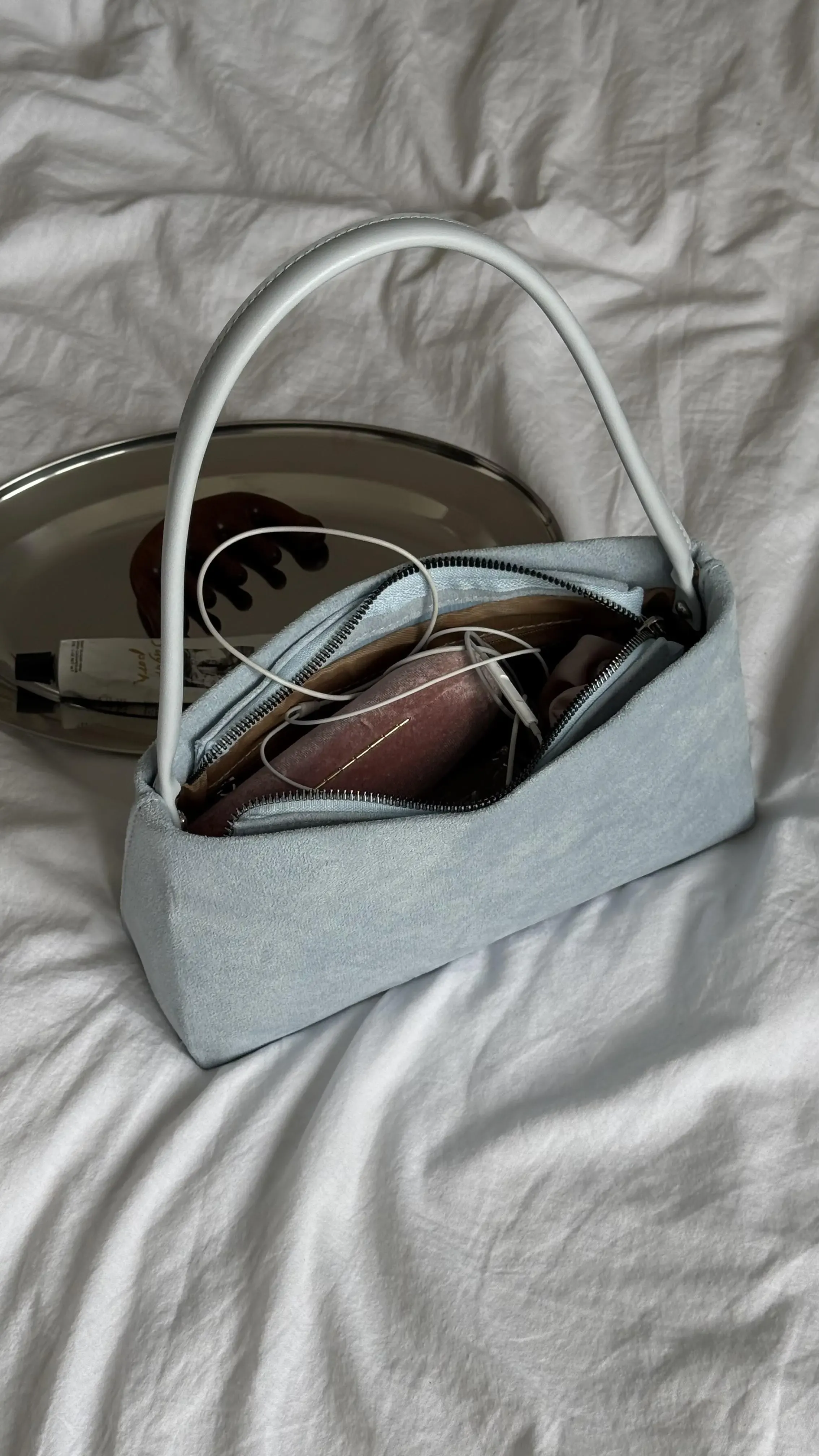 MUSE BAG SUEDE BLUE